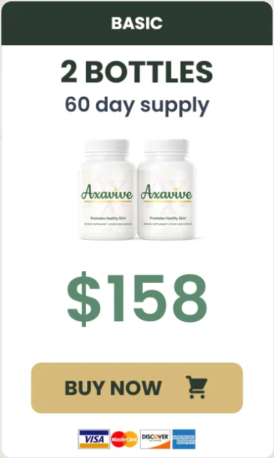 Two bottle package providing a 60 day supply designed for consistent daily use and skin support